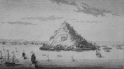 VIEW OF ST MICHAELS MOUNT IN CORNWALL