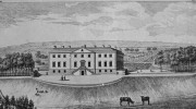 SOUTH VIEW OF NANSWYON HOUSE IN THE PARISH OF St COLUMB; insc TO Mrs JANE HOBLYN
