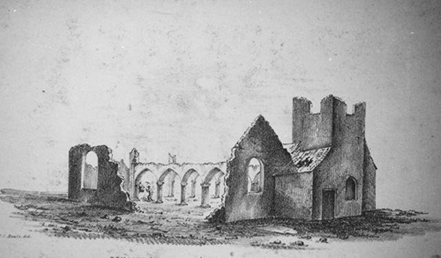 REMAINS OF ST MARYS CHAPEL, PENZANCE Aug 3rd 1832