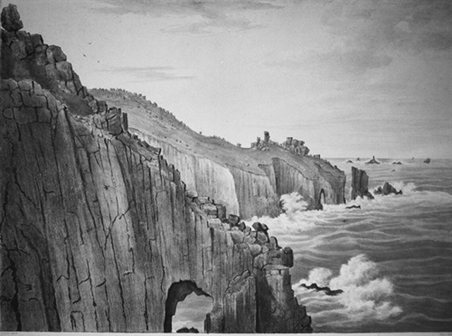 NORTH VIEW  OF THE LANDS END, CORNWALL