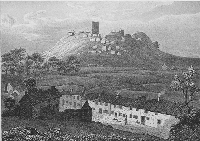 CARNE BRE CASTLE FROM REDRUTH CORNWALL