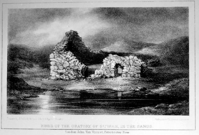 RUINS OF THE ORATORY OF St PIRAN IN THE SANDS