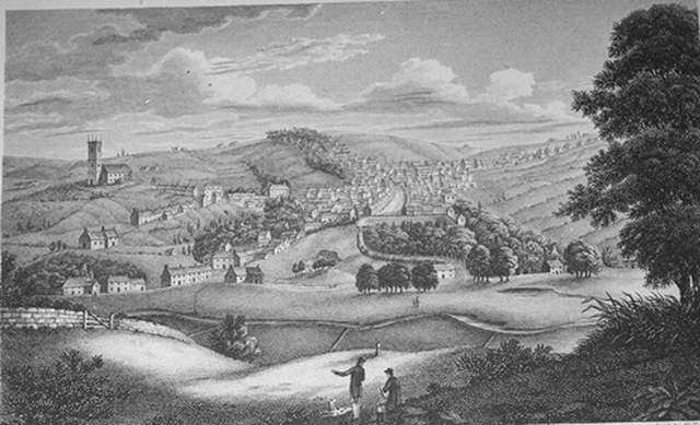 A SOUTH WEST VIEW OF HELSTON