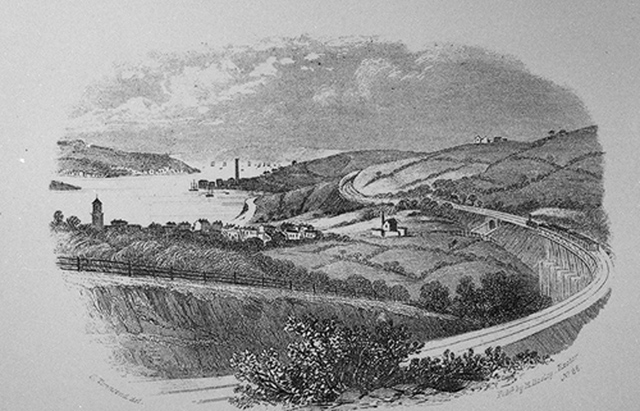 PENRYN AND FLUSHING FROM THE RAILWAY