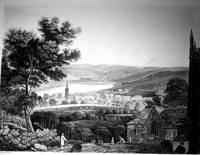THIS NORTH WEST VIEW OF TRURO insc TO RIGHT HON LORD VISCOUNT FALMOUTH