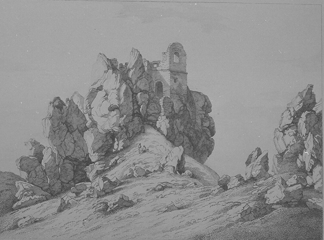 SOUTH EAST VIEW OF ROCHE ROCK; ROCK and HERMITAGE