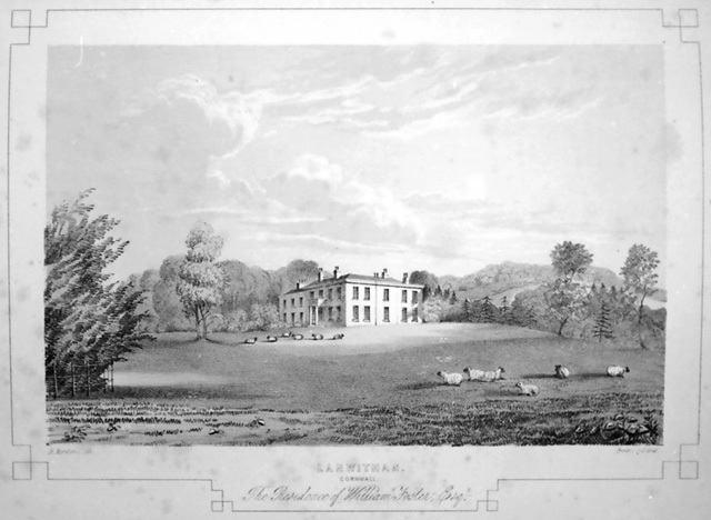LANWITHIAN CORNWALL the RESIDENCE OF WILLIAM FOSTER