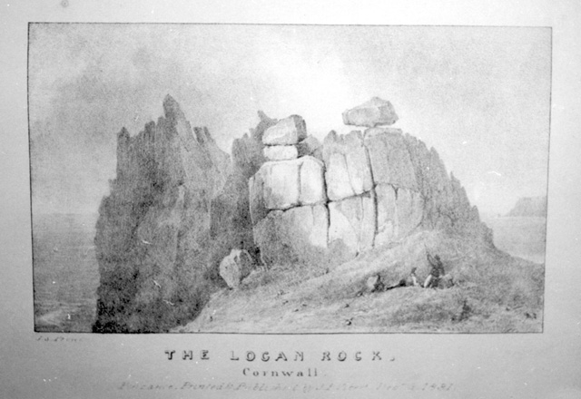 THE LOGAN ROCK CORNWALL