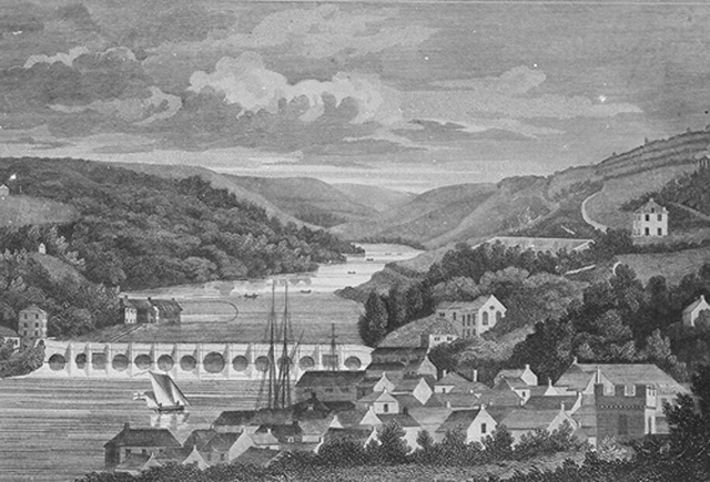 THIS VIEW OF LOOE HARBOUR Etc insc to JOHN TOUP NICHOLAS